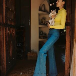 Annie wide leg jean Stoned Immaculate 70s style Bell bottoms